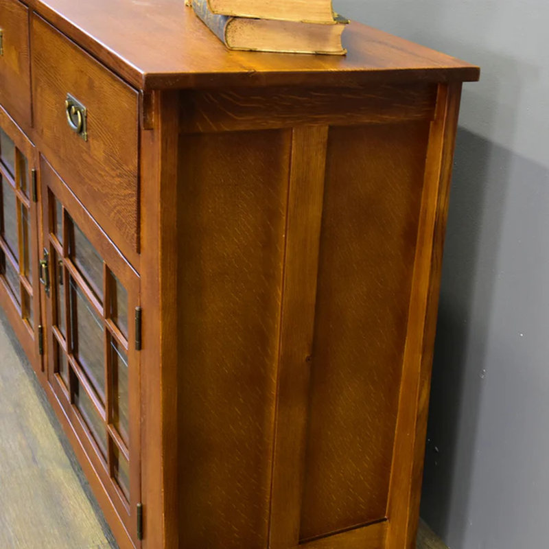 Arts And Crafts 72'' Solid Wood Sideboard