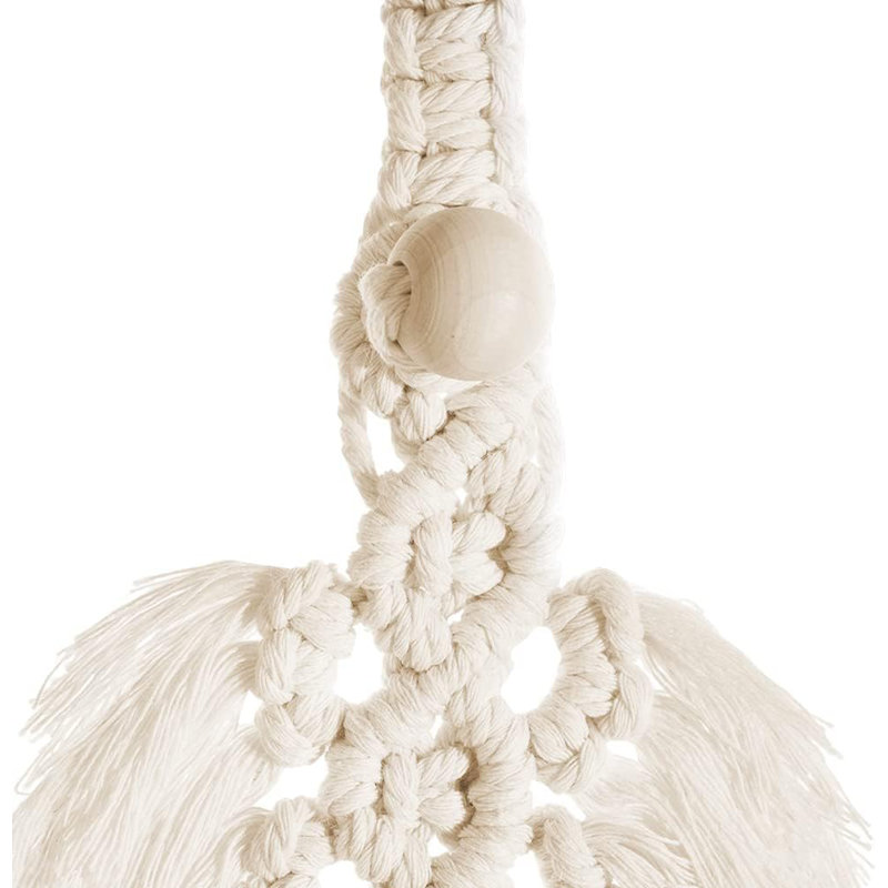 Paquet de 2 attaches de rideaux Boho, retenues de rideaux en coton tricotées à la main