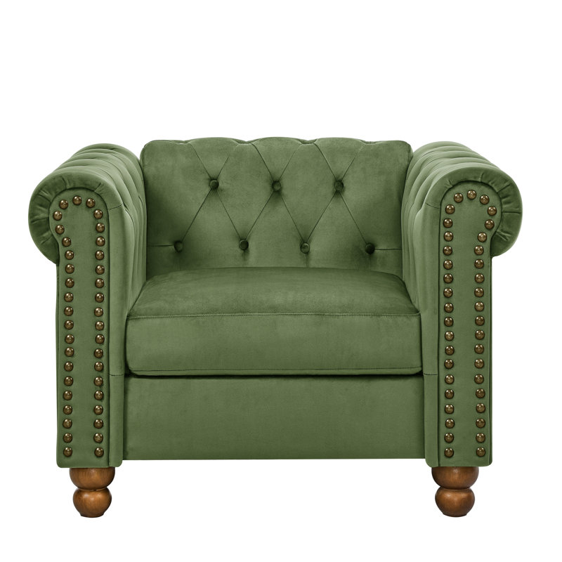 Canapé capitonné classique Classic Chesterfield, Vert