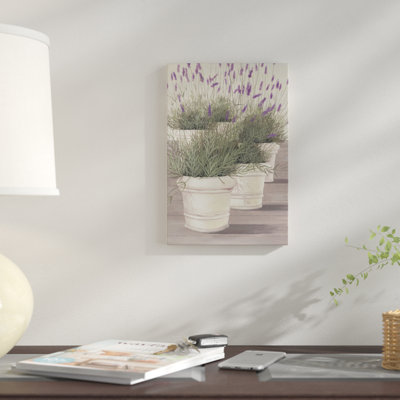 « lavande », impression sur toile
