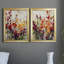 Fleurs sauvages I - ensemble de 2 peintures sur toile encadrées-1762604330-1762604333