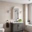 66cm W 63cm H Mirror Cabinet with 3-Tier Open Shelves Wall Mounted Medicine Cabinet Modern Bathroom Storage Cabinet-135221905