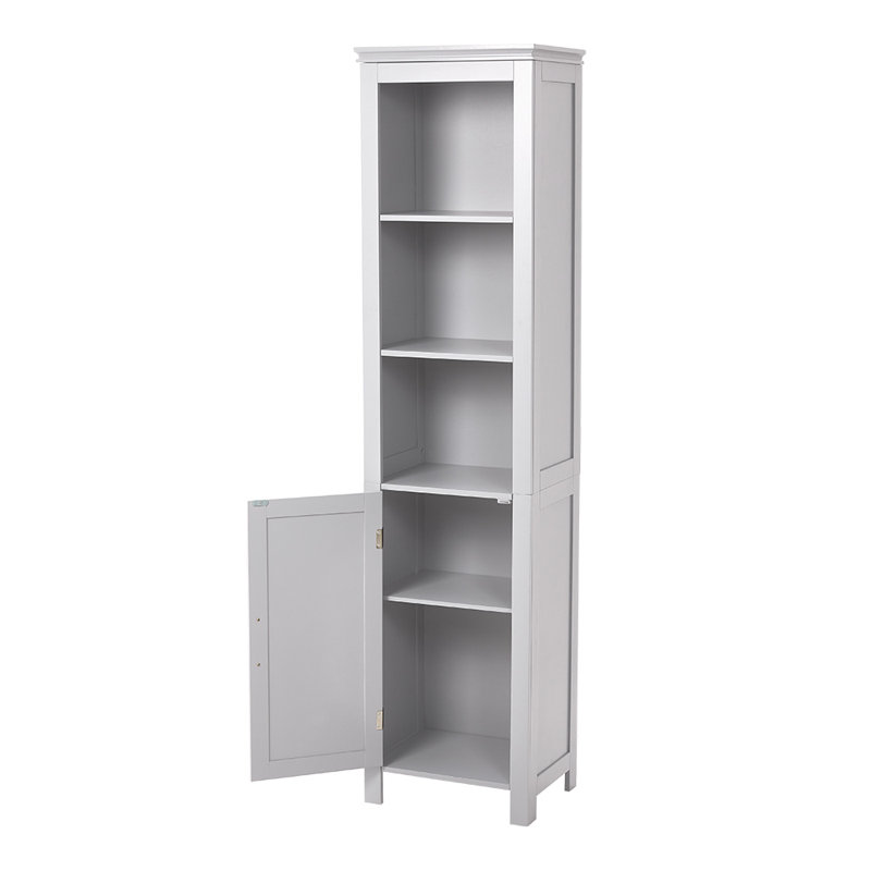 Hudgins Freestanding Bathroom Cabinet, White