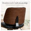 Chaise de travail ergonomique en polyuréthane rembourrée à hauteur réglable-779642367