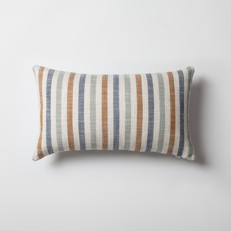 Shahzaib Striped Rectangular Lumbar Cushion