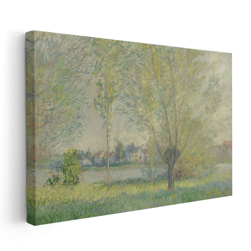 Les saules, 1880, reproduction d'art sur toile, H 16 po x l 24 po
