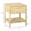 Mullica 40cm W Manufactured Wood Bedside Table