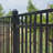 Versai Gloss Black Metal Fence Panels Included-49893413