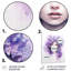 Mauve et blanc, fleurs de lilas parfumées - impression florale en métal-376912227