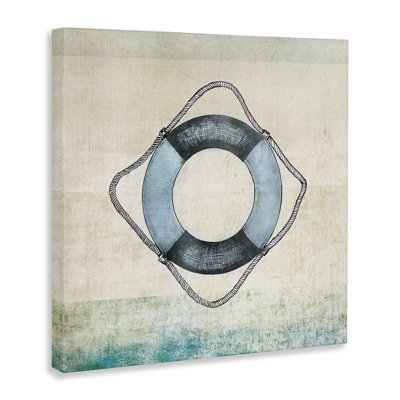 «Rustic Maritime Life Ring», art mural par JG Studios