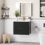 Meuble-lavabo mural simple avec lavabo en céramique et 2 tiroirs-684340957-694458078