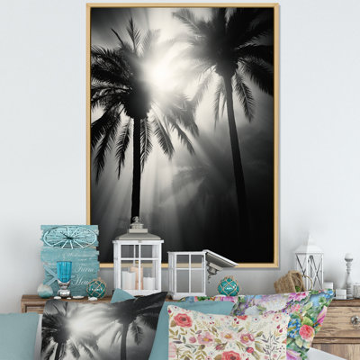 Swaying Palms Serenade Archway sur toile