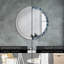 Huldar Glass Flat Wall Mirror