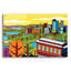 «Pittsburgh Incline Autumn Pop» par Ron Magnes, art mural en verre acrylique-923745980