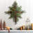 32" Pre-Lit Flocked Snowflake Wreath