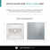 Vitreous China Rectangular Wall Mount Bathroom Sink with Overflow