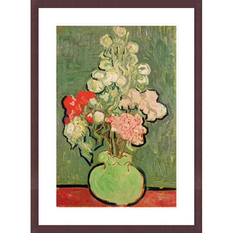Bouquet de fleurs par Vincent van Gogh, impression giclée encadrée, H 29,5 po x l 21,72 po