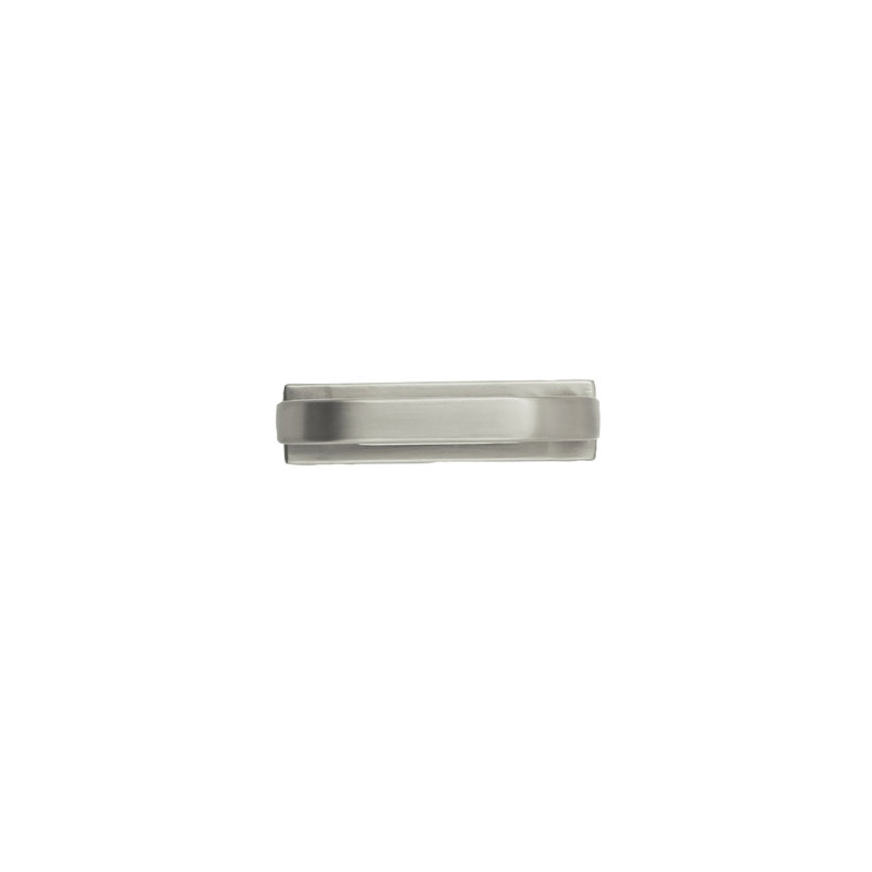Corsa Satin Nickel Modern Drop Bail Pull with Mounting Hardware