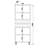 71'' Tall Free Standing Bathroom Storage Cabinet With 2 Drawers