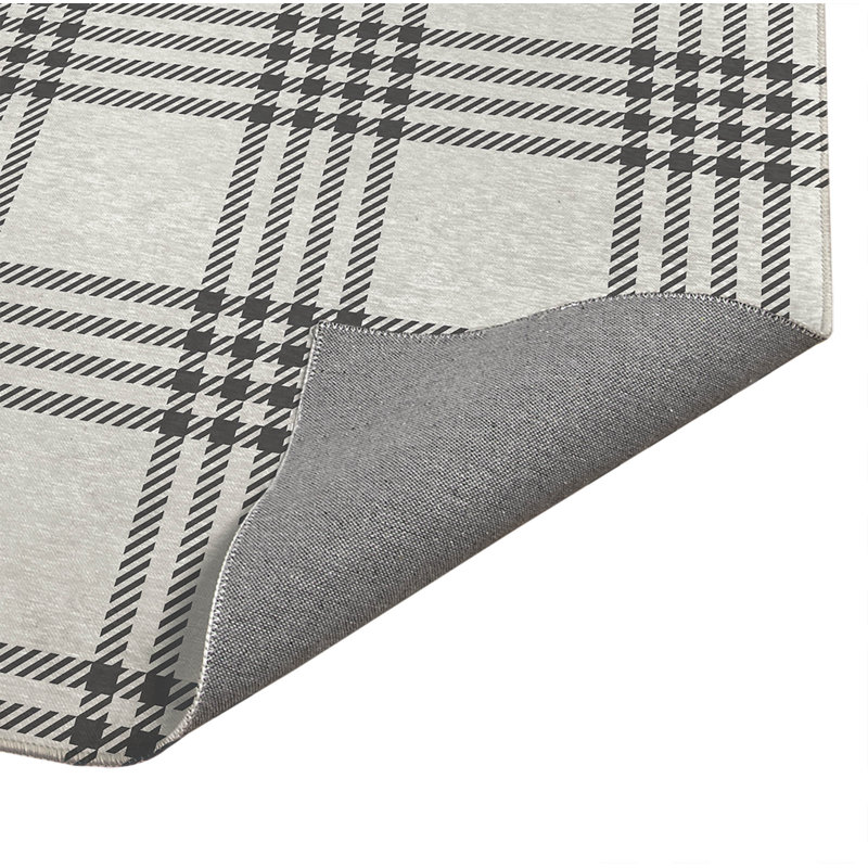 Tapis de bureau Christopher's, L 7 pi x L 5 pi, Ivoire/gris anthracite