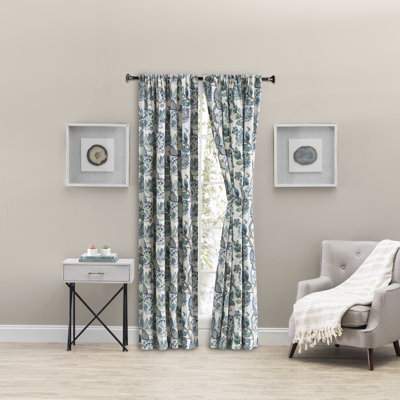 Hilmar 100% Cotton Room Darkening Curtain Pair