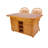 Azizi 60 " W Kitchen Island Set-1688546351