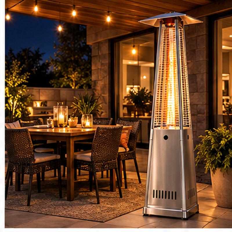 Standing Patio Heater, Quadrangle