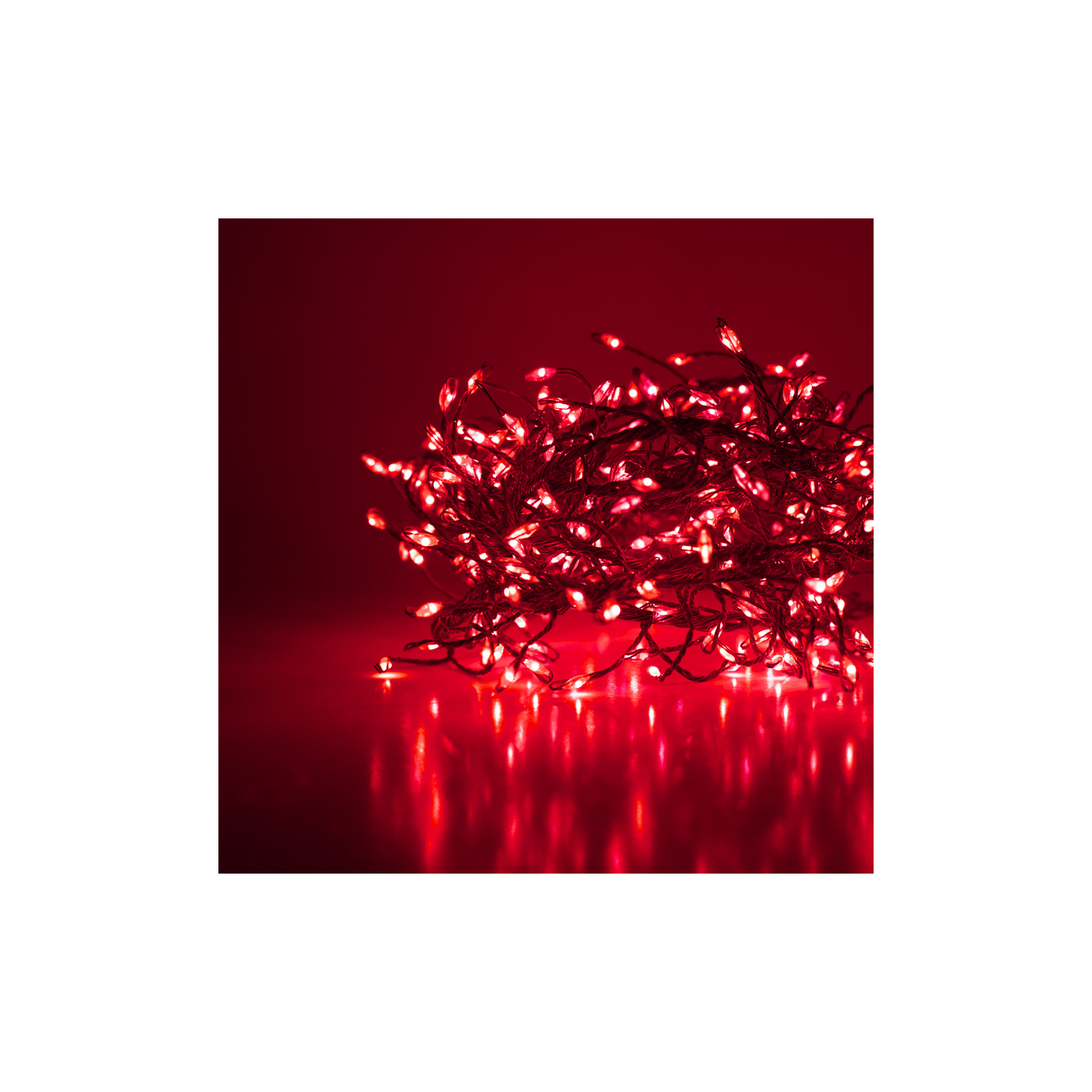 96'' LED String Lights, Red