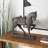 Wagnon Brown Polystone Prancing Horse Sculpture-830732726