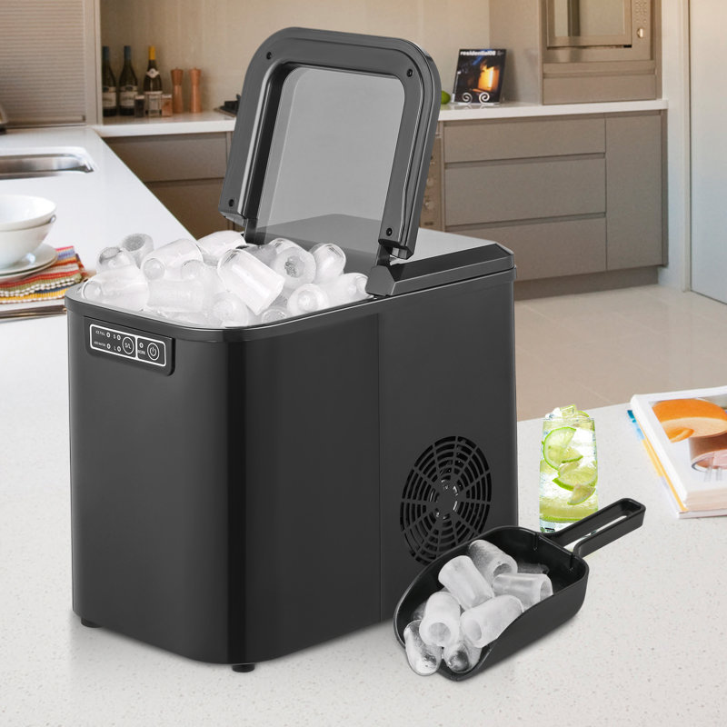 Bring Home Furniture 26 Lb. Machine à glaçons quotidienne, Noir