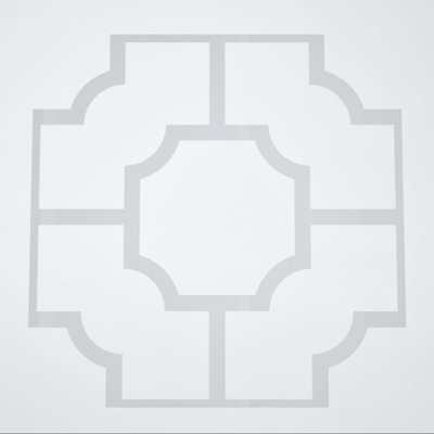 66 7/8"W x 66 7/8"H x 1/8"T King Size Bradley Decorative Fretwork Acrylic Ceiling Panels, Bronze Mirror