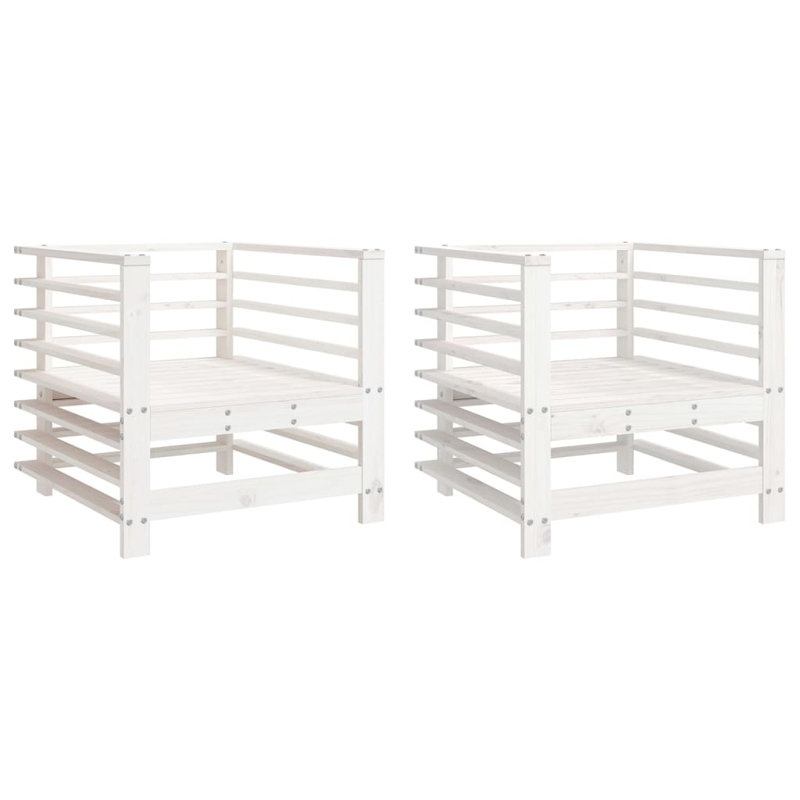 Amran Outdoor Lounge Chair, White