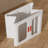 Abdullah Foldable Storage Cabinet with Shelves, Clear Double Doors & Rolling Wheels