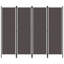 Cloison 4 panneaux vidaXL Anthracite 78,7 po x 70,9 po-1883001708-1883001723-1991278984