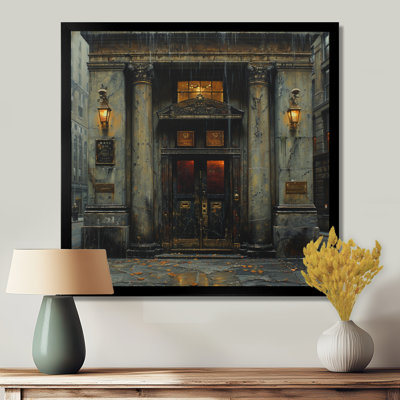 «Brown Door Banks Heritage Harmony II», art mural Banks