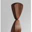 Ornement abstrait en bois massif