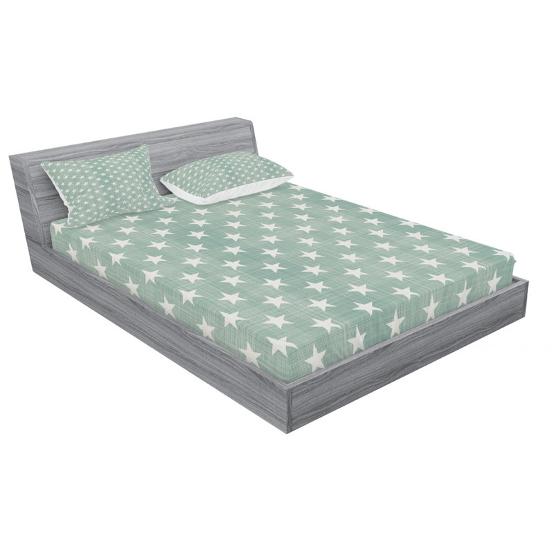 Microfiber Sheet Set, Queen Sheet Set with Fitted Sheet