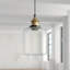 1 - Light Antique Brass Jar Pendant