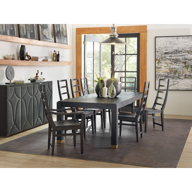 Curata Extendable Solid Wood Top Dining Table