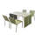 Silas Aluminum 5 Pc Dining Set