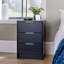 Phoenix 3 Drawer Bedside Table Storage Unit-356141117