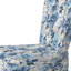 Chaise d'appoint rembourrée Serene Blue Garden
