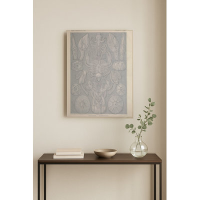 Kunstformen der Natur, Tafel 57 – Cirripedia (Barnacles) — Portrait Art mural en métal