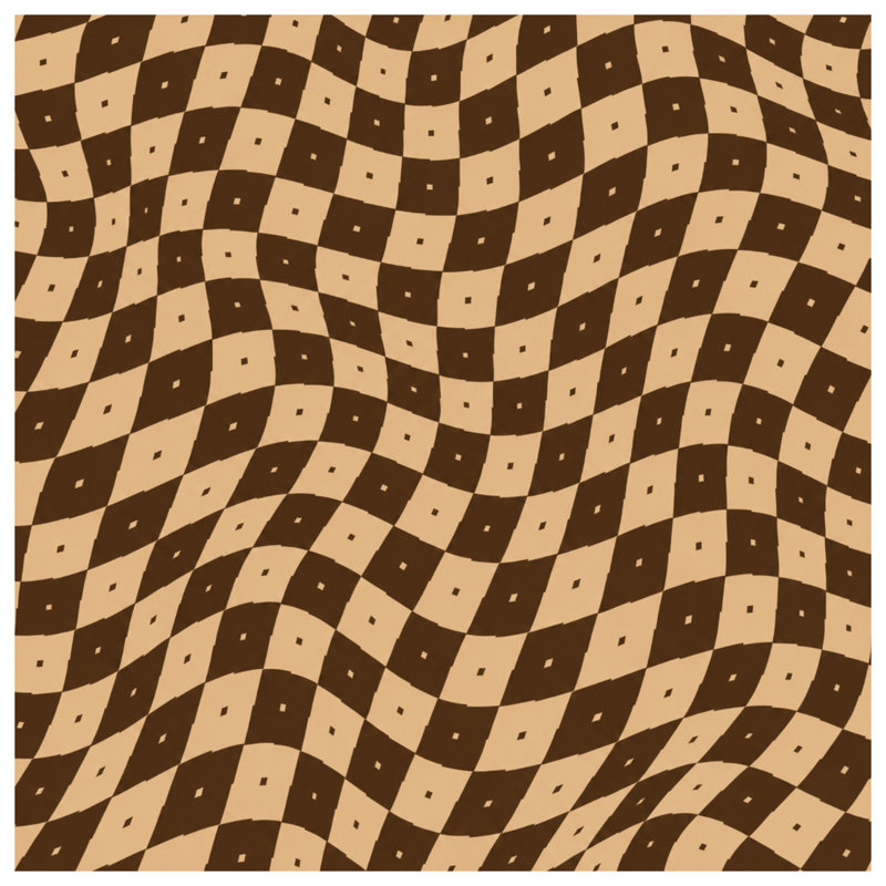 Coussins Wavy, 14 X 14 pouces