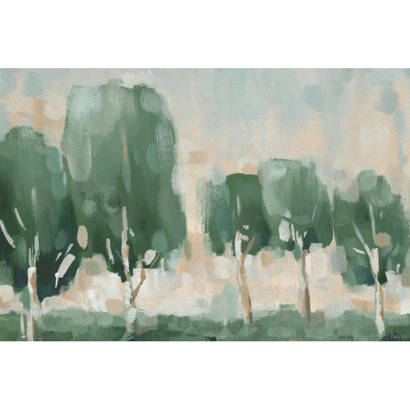 Woodland Scenery - Wrapped Canvas Painting, 20cm H x 30cm W x 3.81cm D