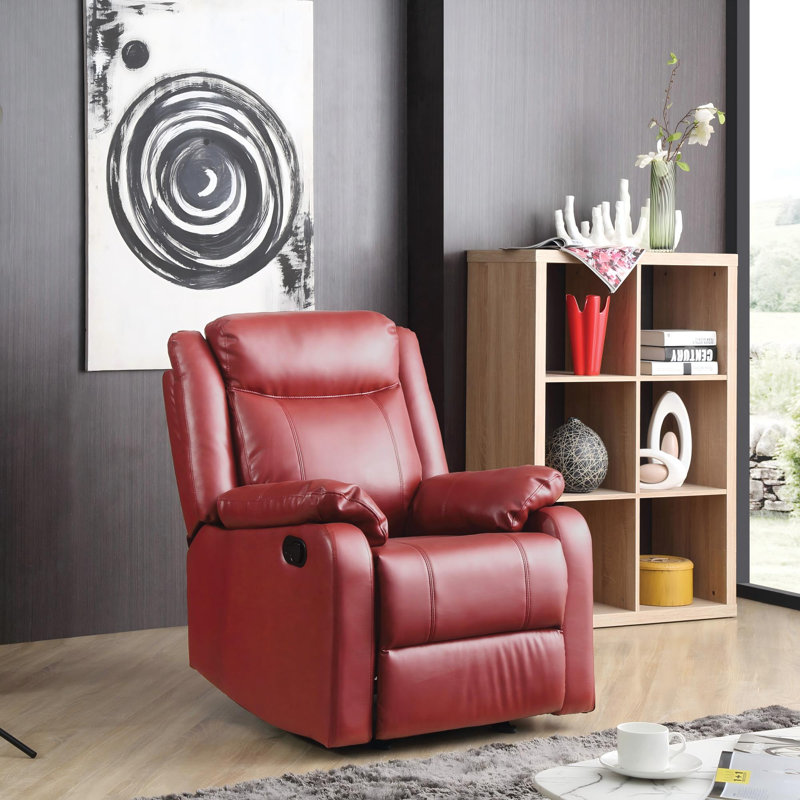 Glory Furniture Ward G762A-RC Rocker Recliner, Off White