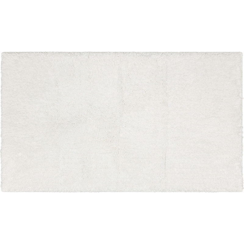 Tapis de bain antidérapant Dinuba, Blanc arctique, L 21 po x L 34 po