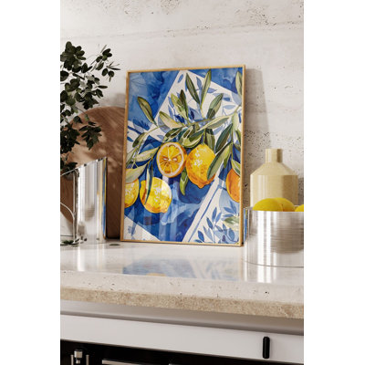 Peinture décorative encadrée