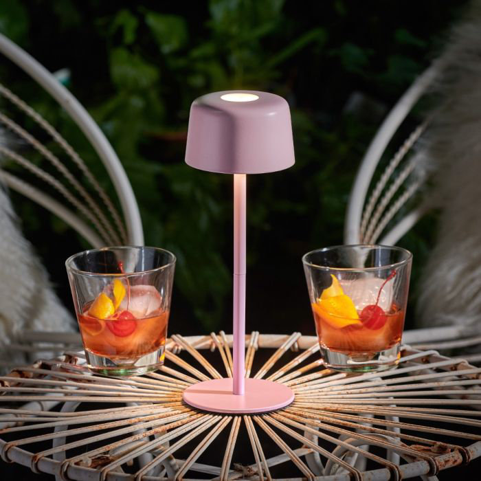 Aluminium Desk Lamp, Pink, Pink
