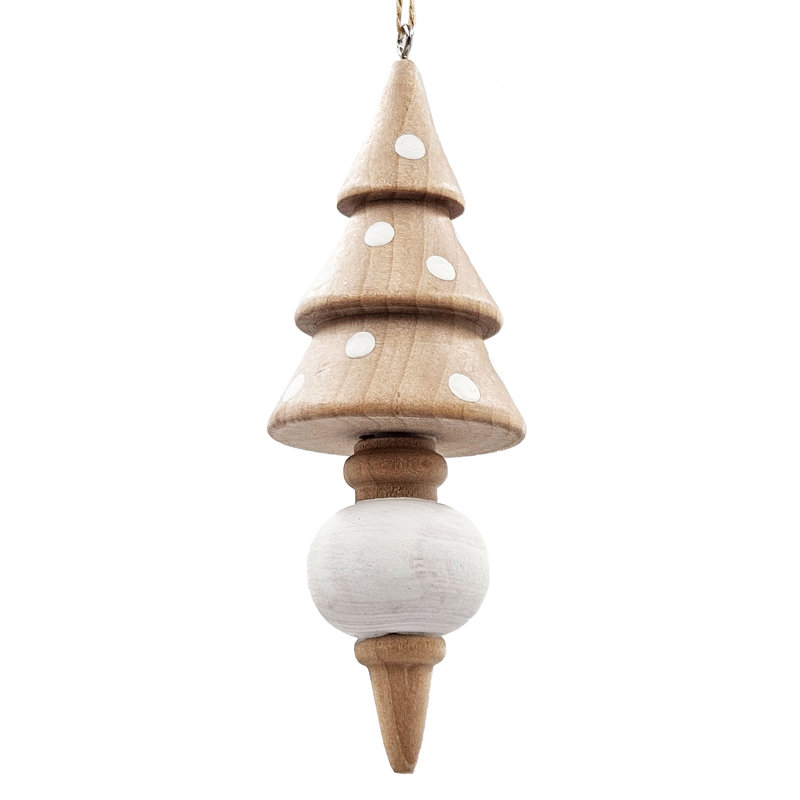 Ensemble de 6 décorations à suspendre en forme de glaçon d'eucalyptus 6 pouces avec 6 décorations d'arbre de Noël